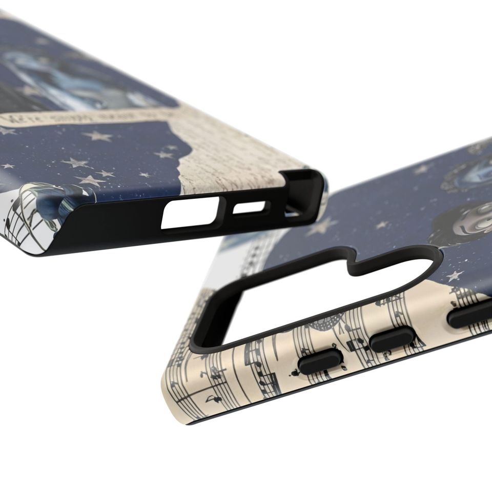 Corpse Bride Design Phone Case, Gothic Skull Cover