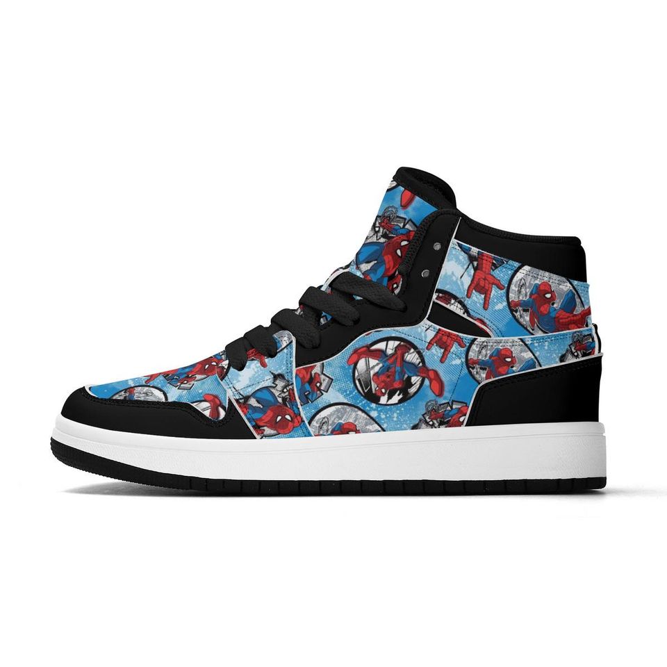 Character blue spiderman High-Top Sneakers