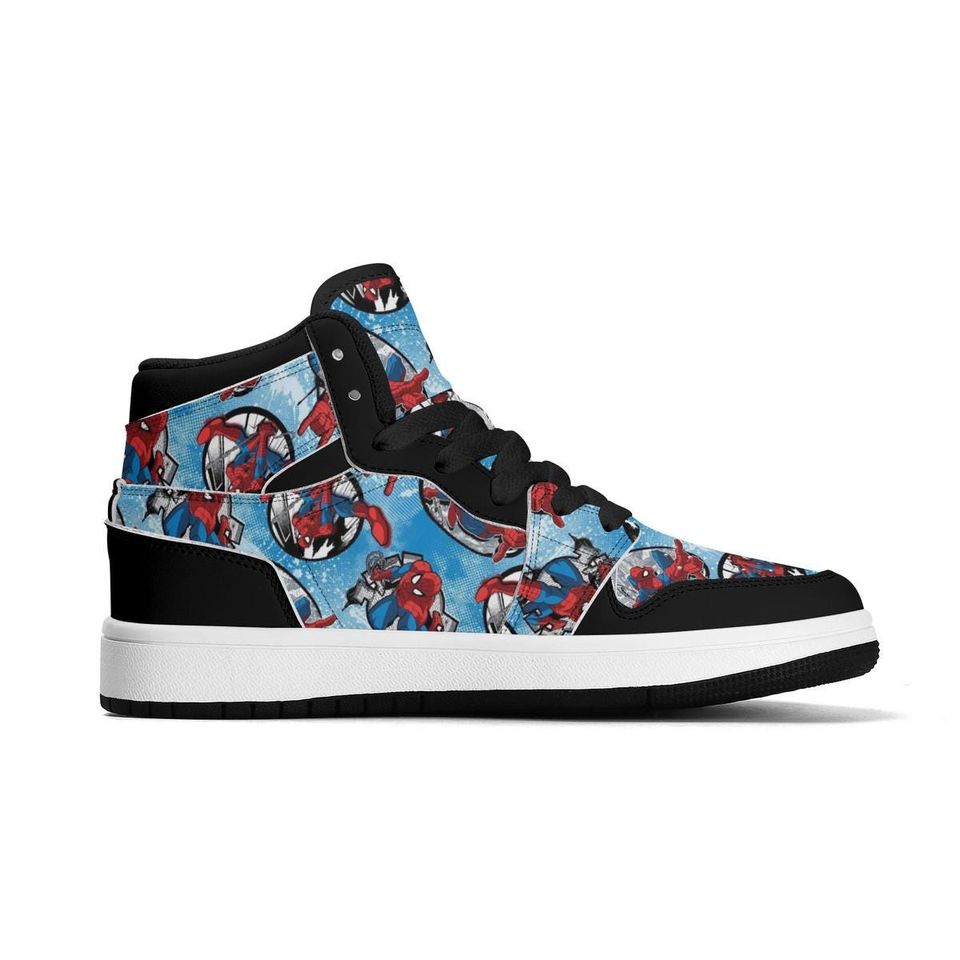 Character blue spiderman High-Top Sneakers