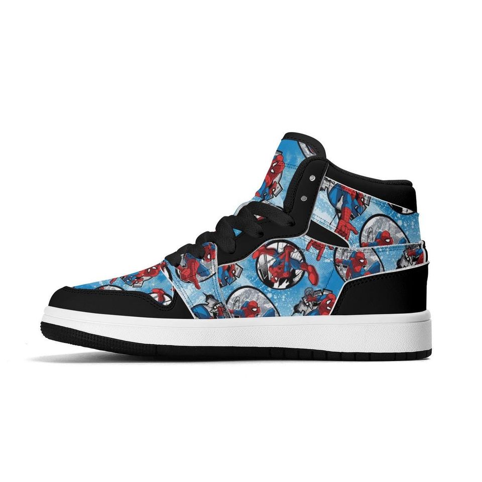 Character blue spiderman High-Top Sneakers