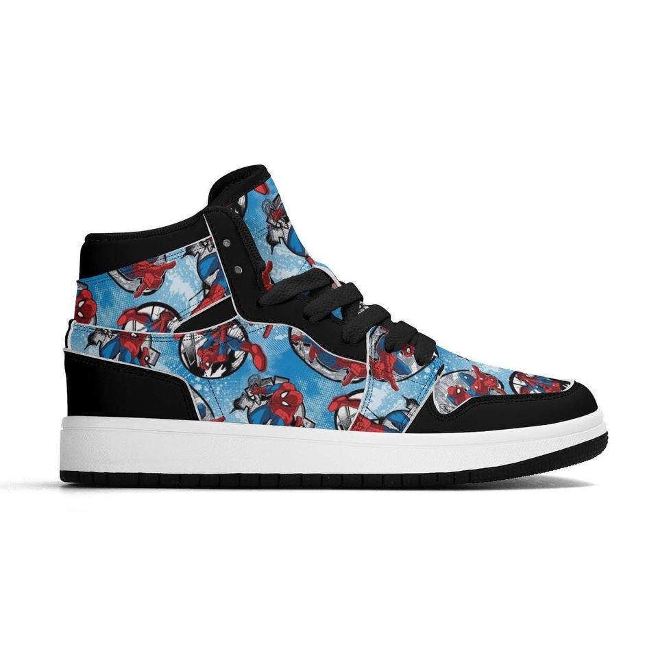 Character blue spiderman High-Top Sneakers