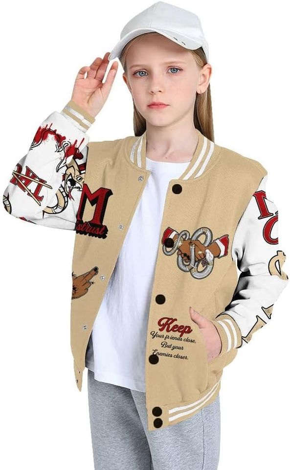 Dunkare Dunk Low Strawberry Waffle Baseball Jacket - Allen Answer Skeleton All Over Print Letterman Jackets