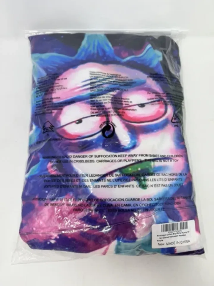 Rick and Rickandmorty Hooded Sweatshirt - Size Small