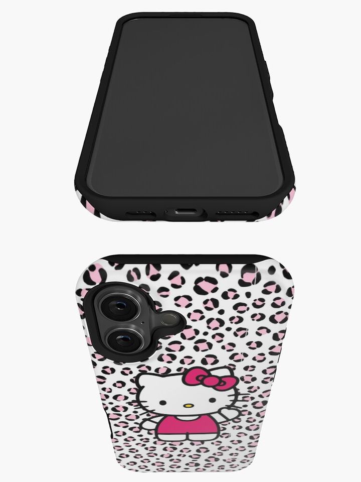 hello kitty leopard iPhone Case