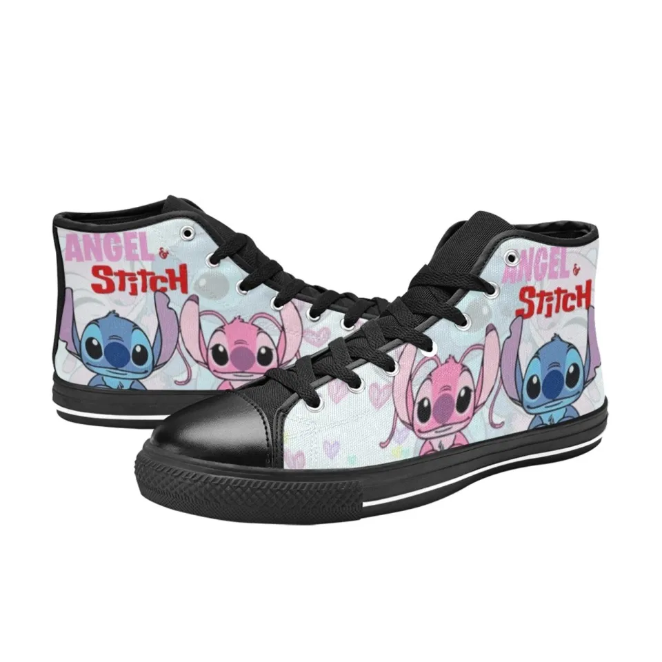 Stitch and Angel High Top Sneaker