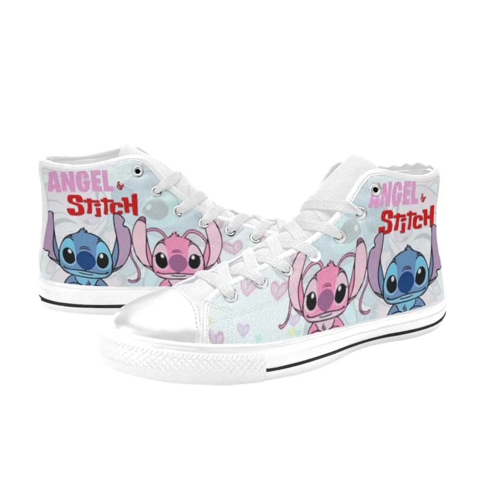 Stitch and Angel High Top Sneaker