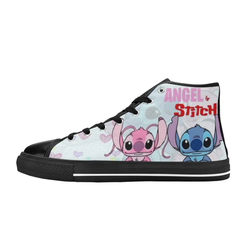 Stitch and Angel High Top Sneaker