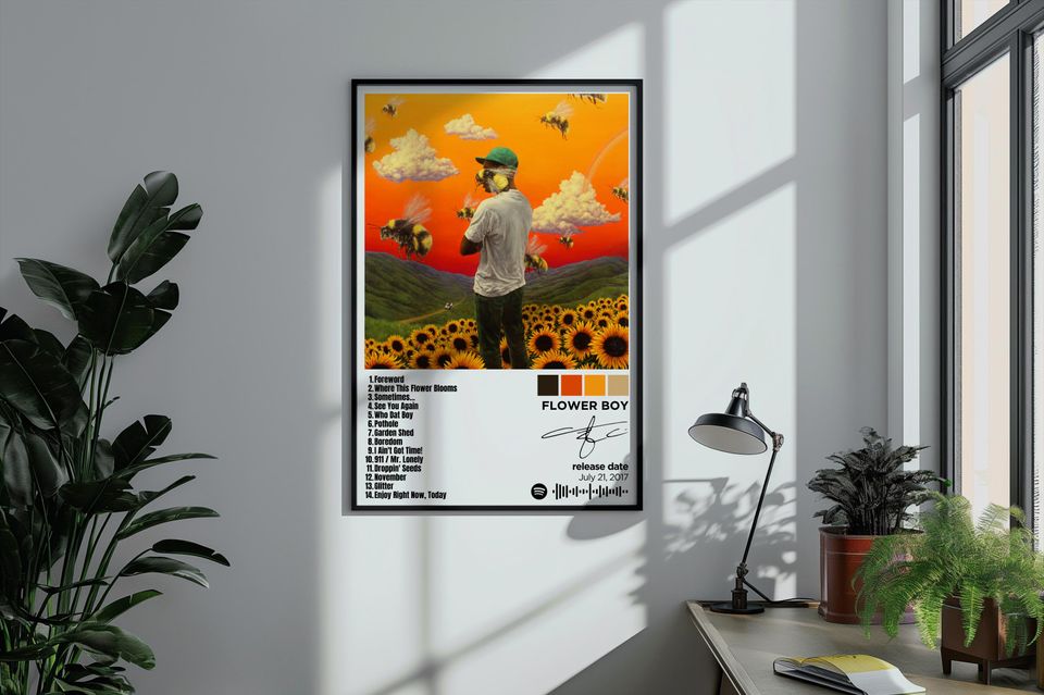 Tyler, the Creator Flower Boy Album Poster