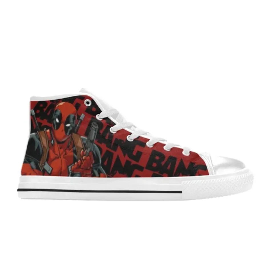 Deadpool 2 High Top Sneaker , Shoes Athletic
