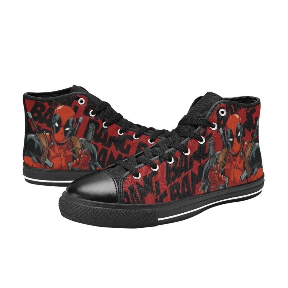 Deadpool 2 High Top Sneaker , Shoes Athletic