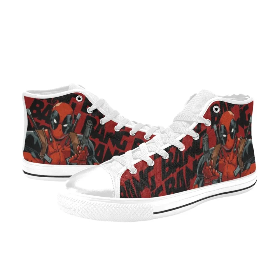 Deadpool 2 High Top Sneaker , Shoes Athletic