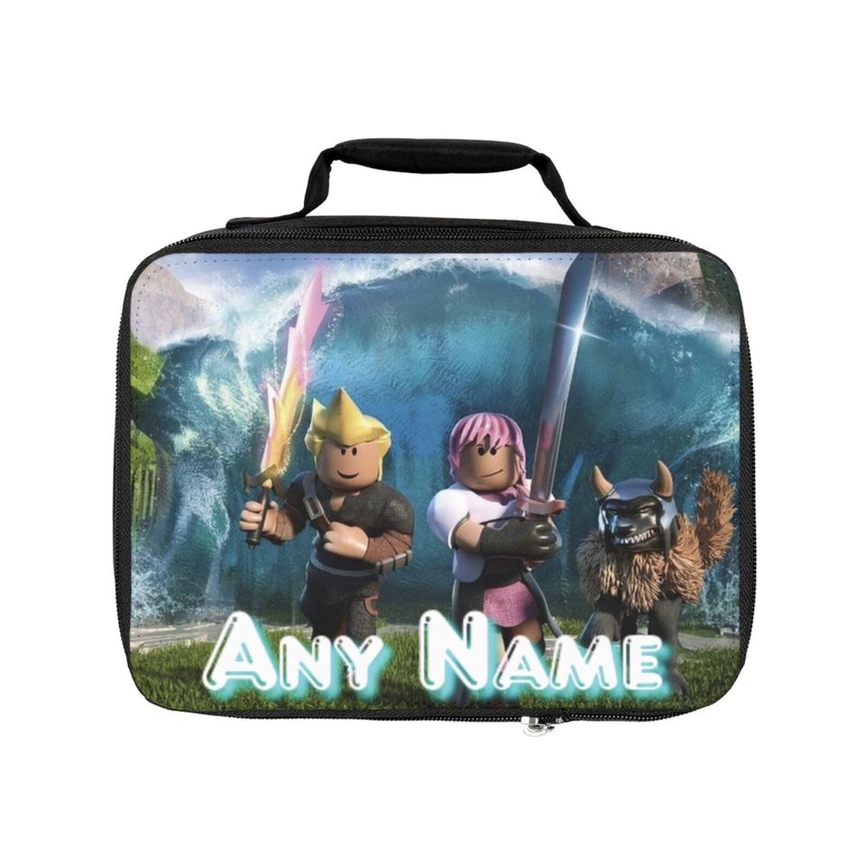 Roblox personalised cooler lunch bag