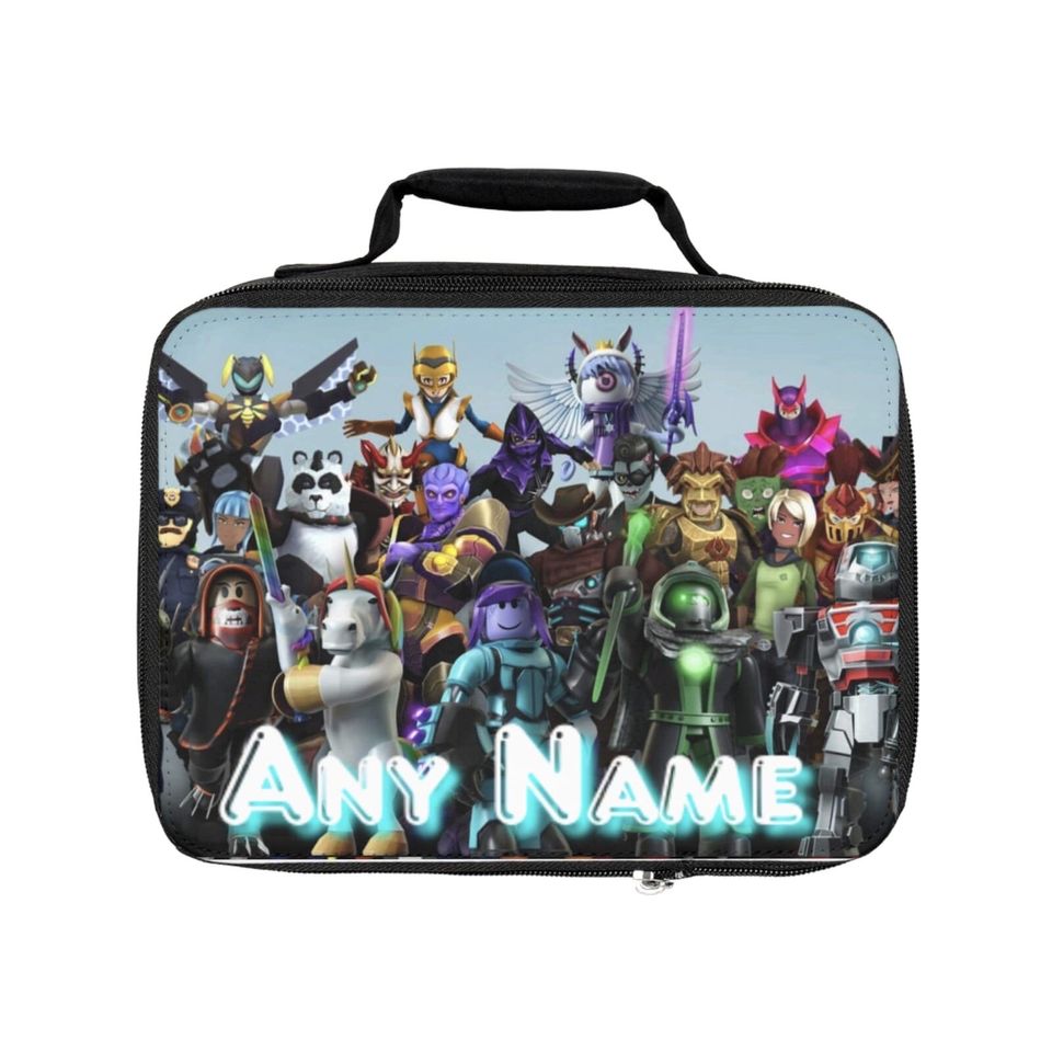Roblox personalised cooler lunch bag