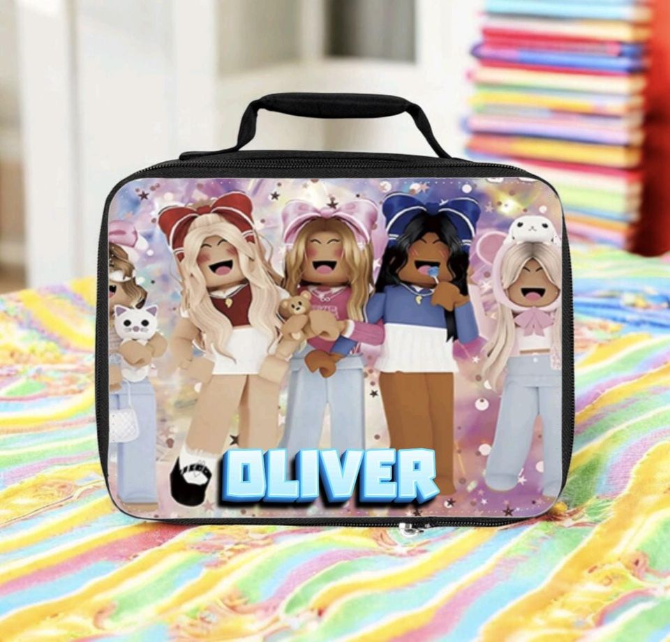 Roblox personalised cooler lunch bag
