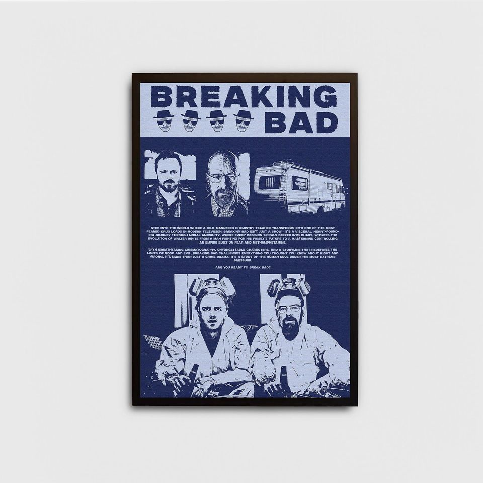 Breaking Bad poster/print, movie poster