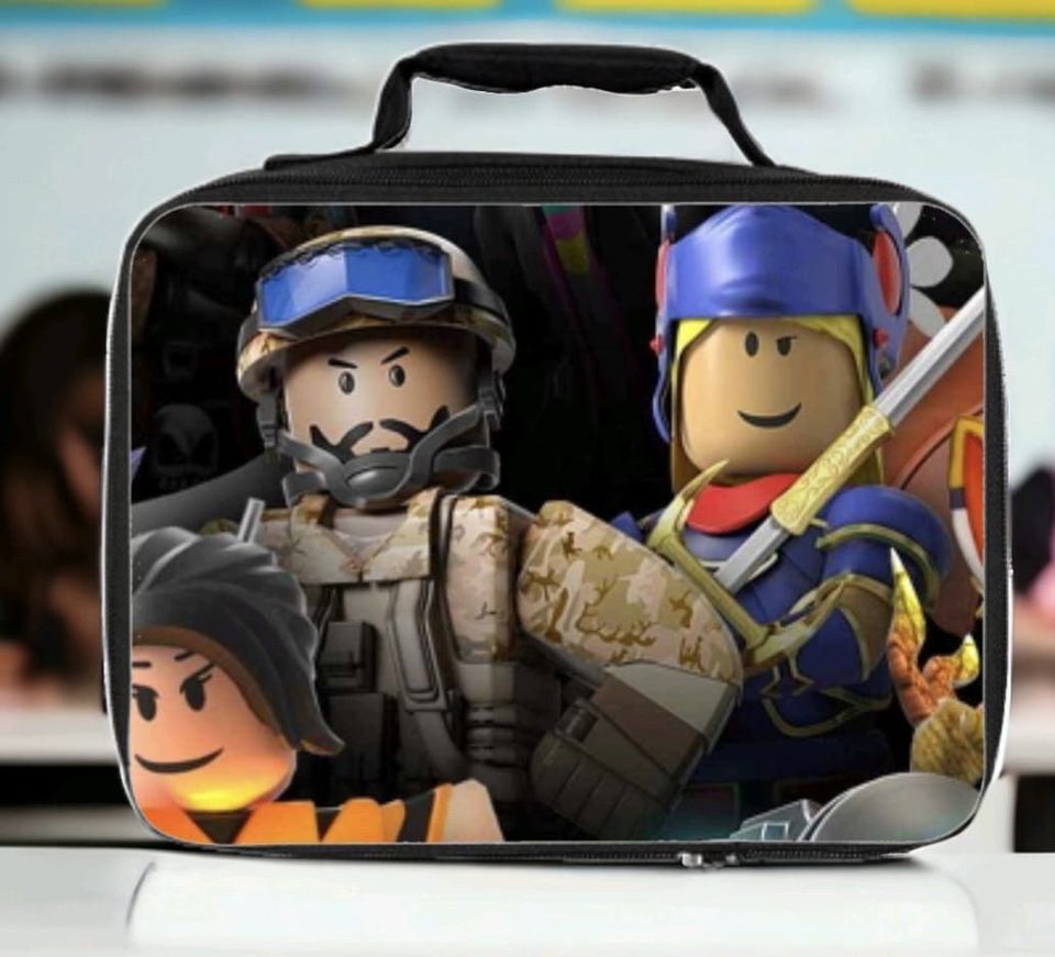 Roblox cooler lunch bags, school bag