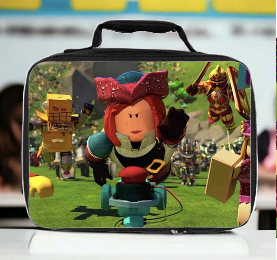 Roblox cooler lunch bags, school bag