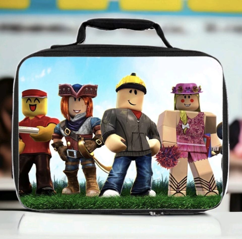 Roblox cooler lunch bags, school bag