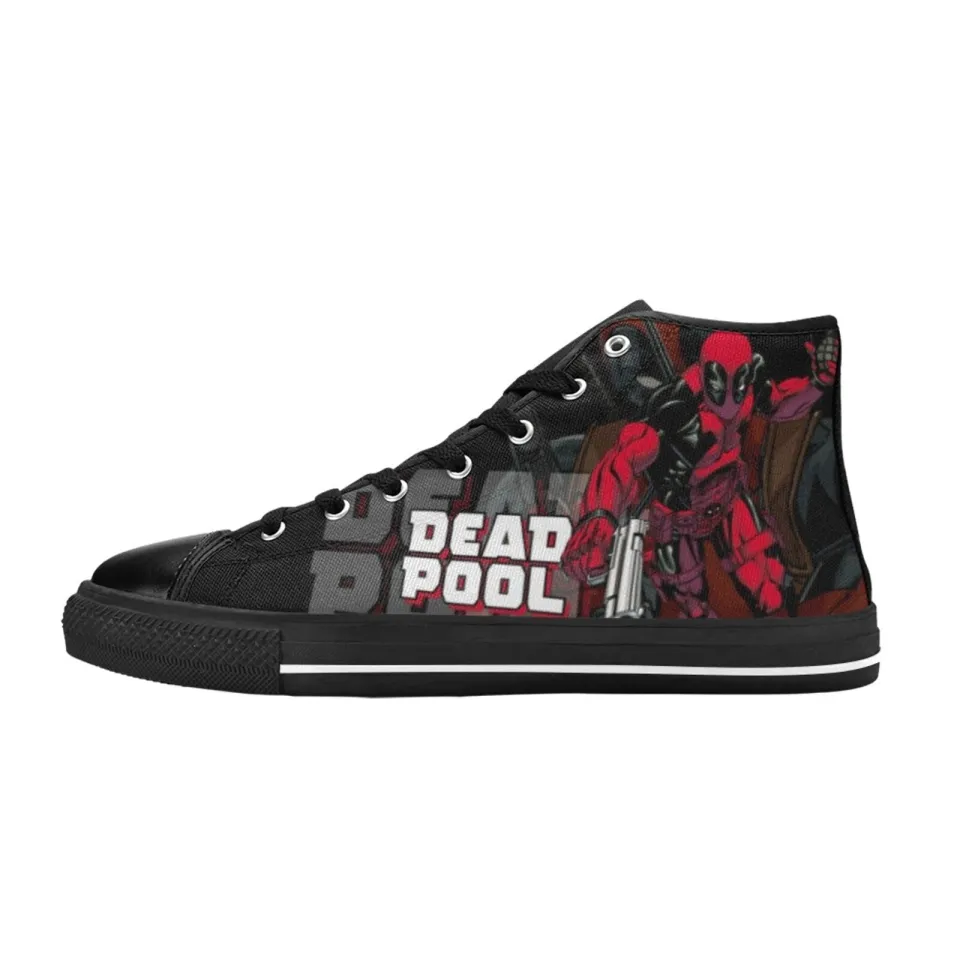 Deadpool 4 High Top Sneaker , Shoes Athletic