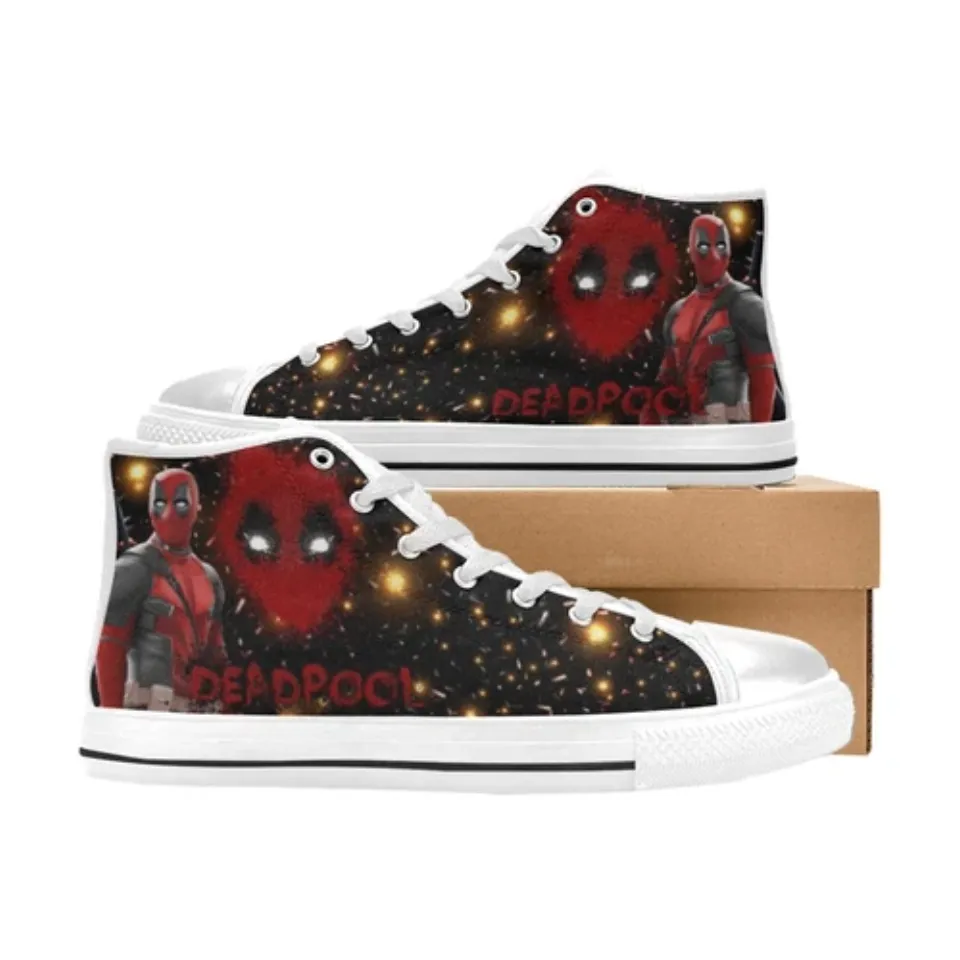 Deadpool 6 High Top Sneaker , Shoes Athletic