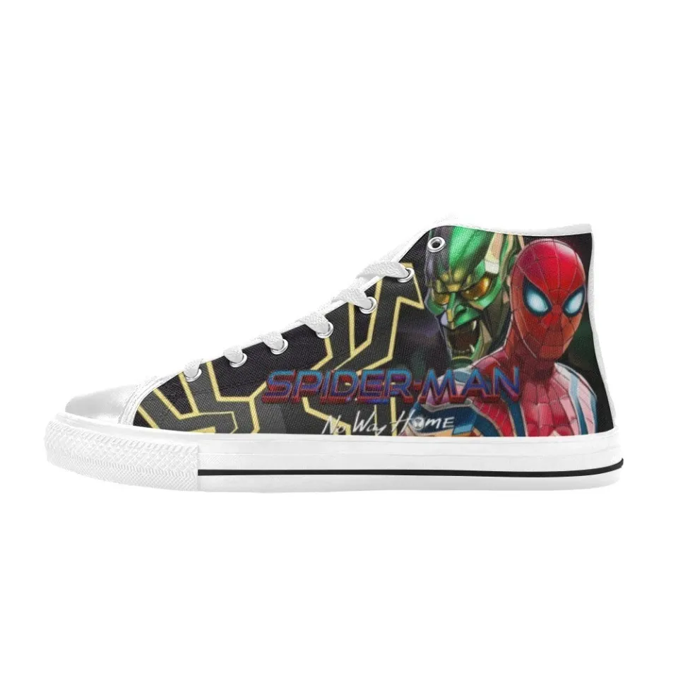 Spider-Man Men's Custom Sneakers High Top Canvas Casual