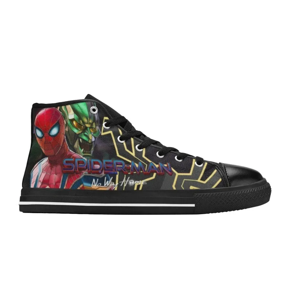 Spider-Man Men's Custom Sneakers High Top Canvas Casual