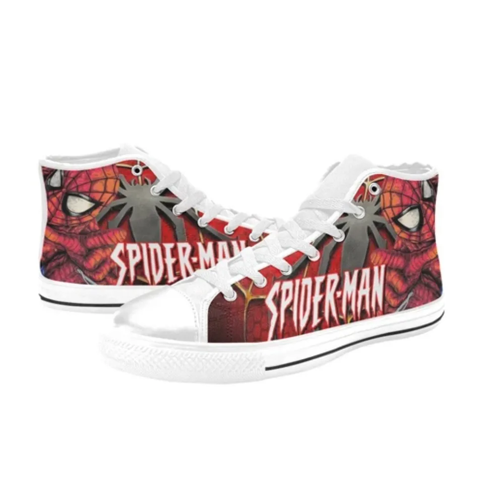 Spider-Man High Top Sneaker , Shoes Athletic