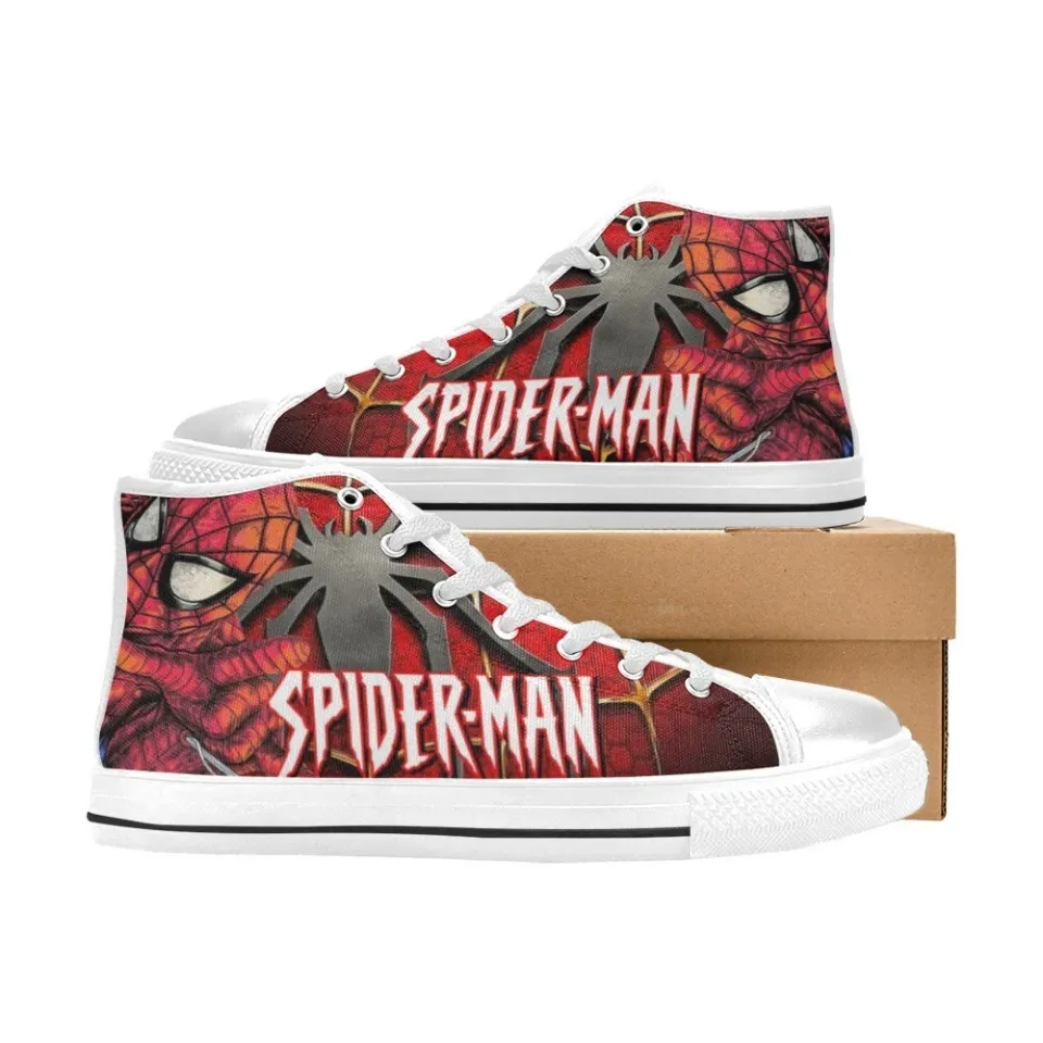 Spider-Man High Top Sneaker , Shoes Athletic