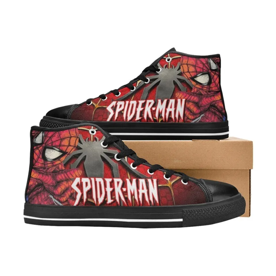 Spider-Man High Top Sneaker , Shoes Athletic