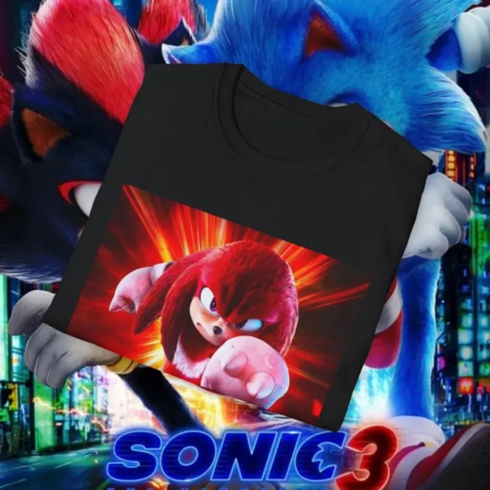 Sonic The Hedgehog 3 Shadow Tails Knuckles Unisex T-Shirt