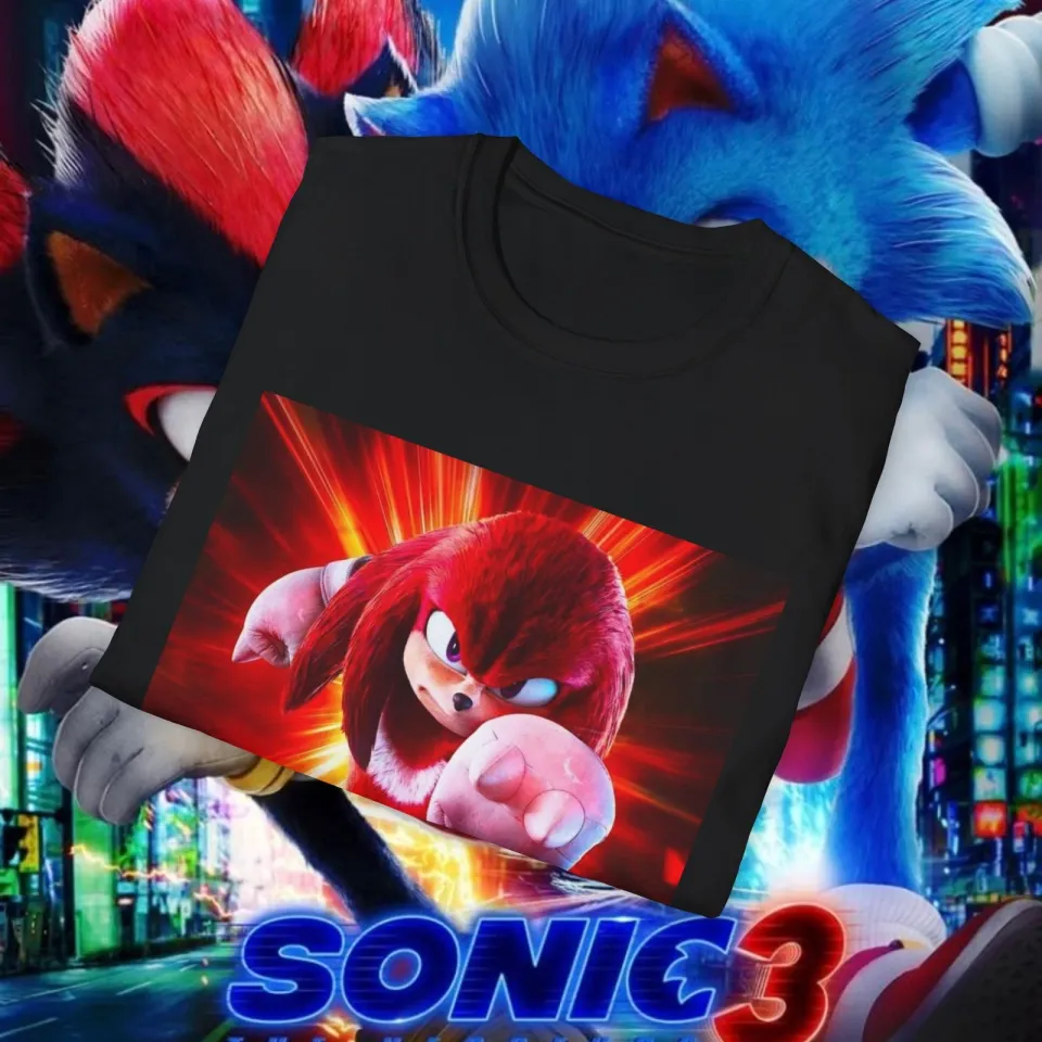 Sonic The Hedgehog 3 Shadow Tails Knuckles Unisex T-Shirt