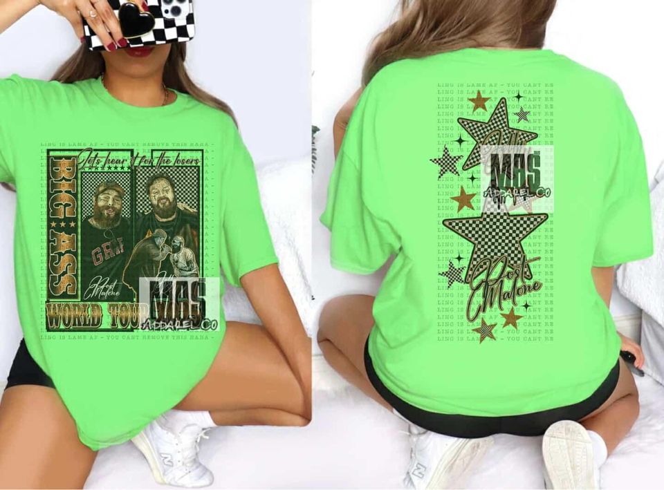 Jelly Roll Post Malone Tour shirt