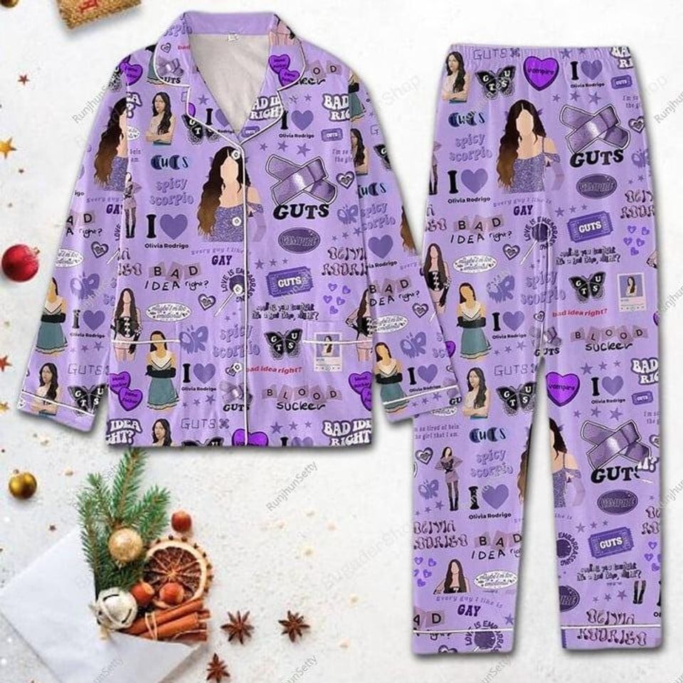 Olivia Rodrigo Pajamas Set, Family Pajamas Set