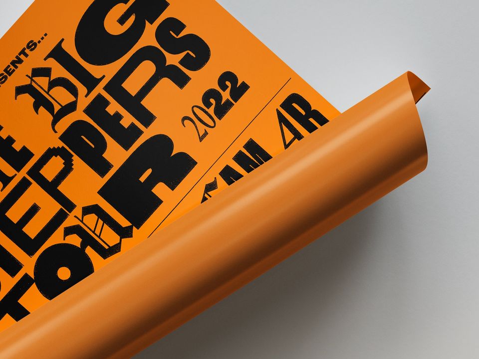 Poster Merchandising The Big Steppers Tour