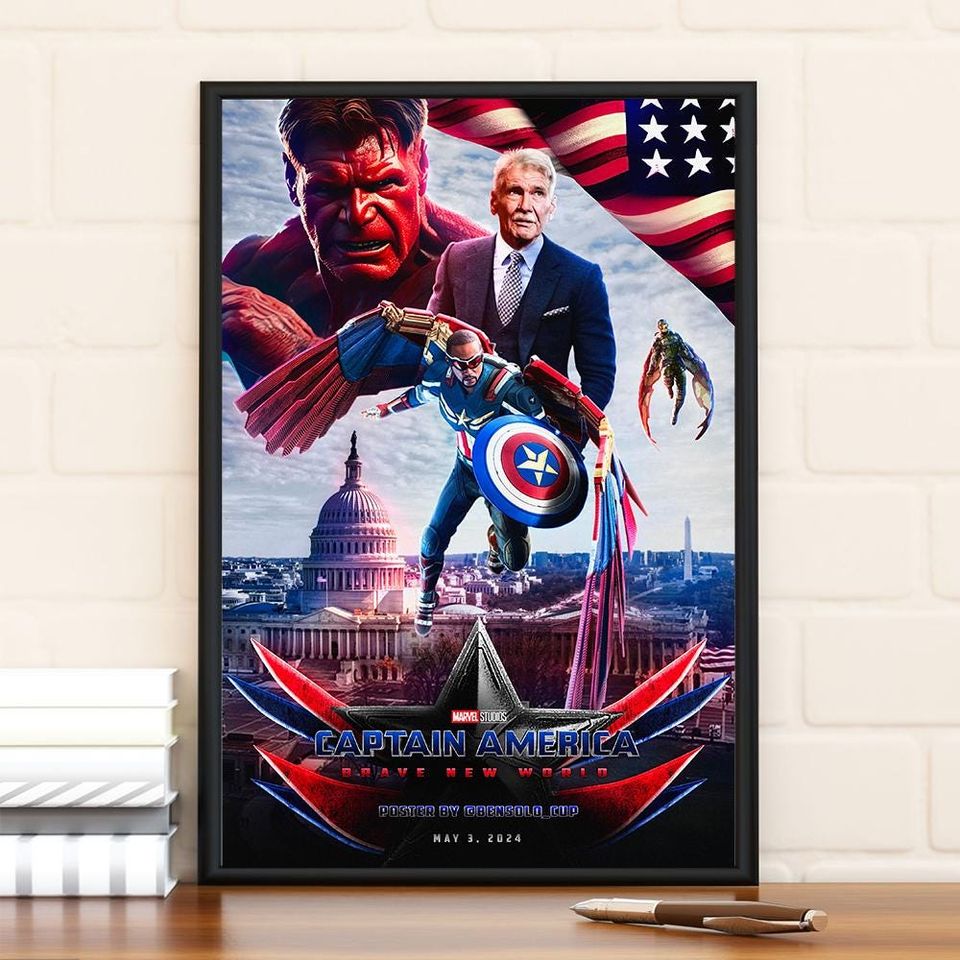 Captain America Brave New World 2025 Movie Poster
