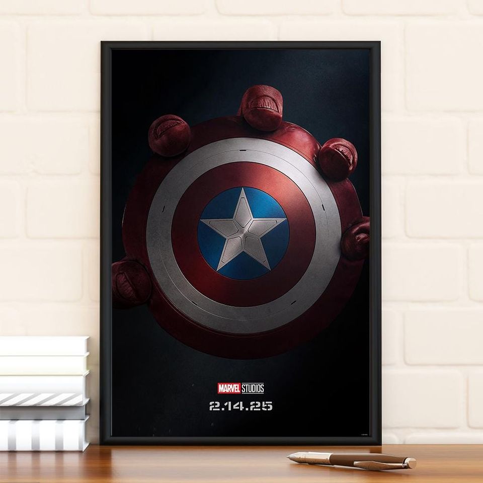 Captain America Brave New World 2025 Movie Poster