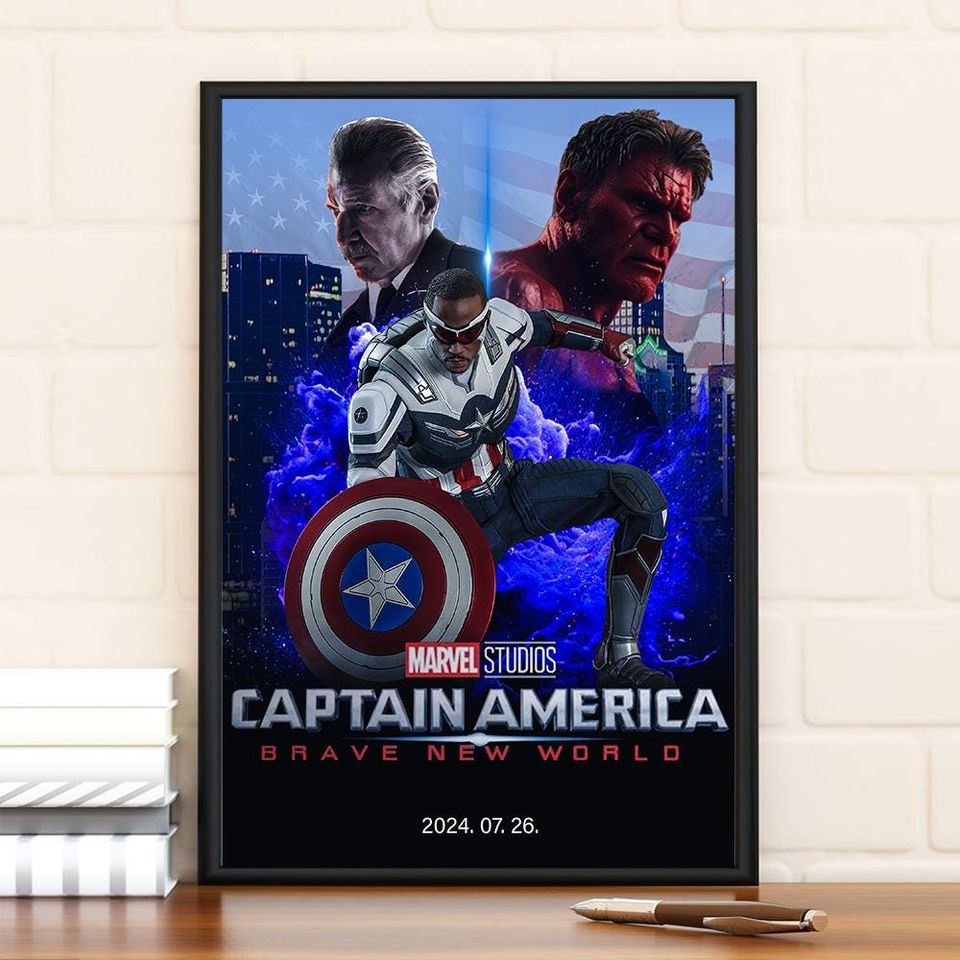 Captain America Brave New World 2025 Movie Poster