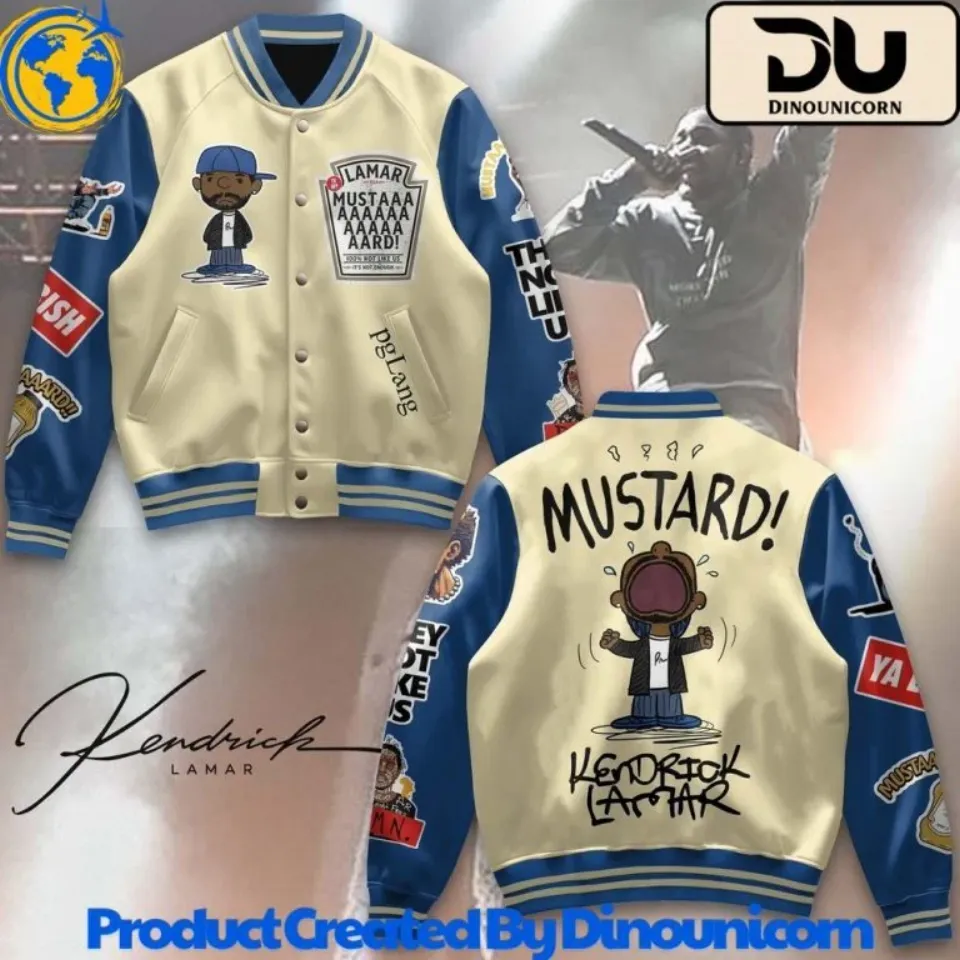 Kendrick Lamar Mustard Baseball Jacket