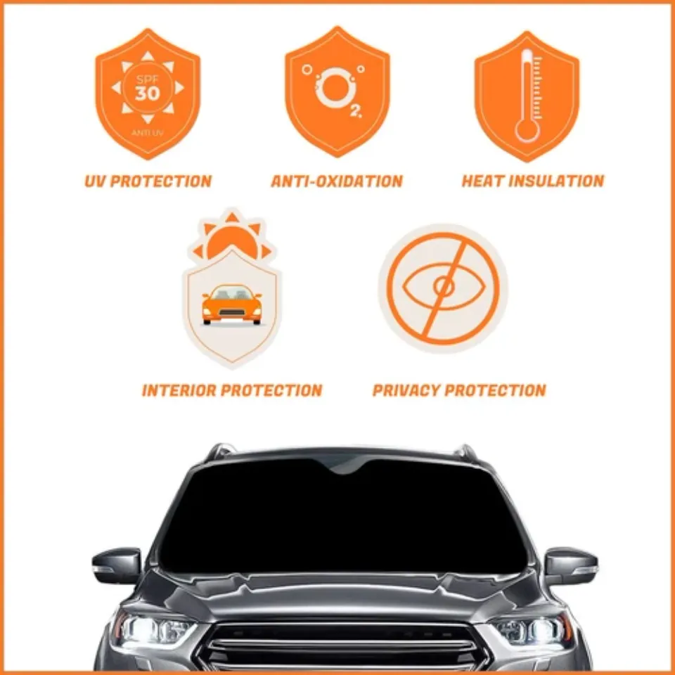 Narutoo Evolution Anime Auto Sun Shade Car Sunshade Vehicle Sunshade