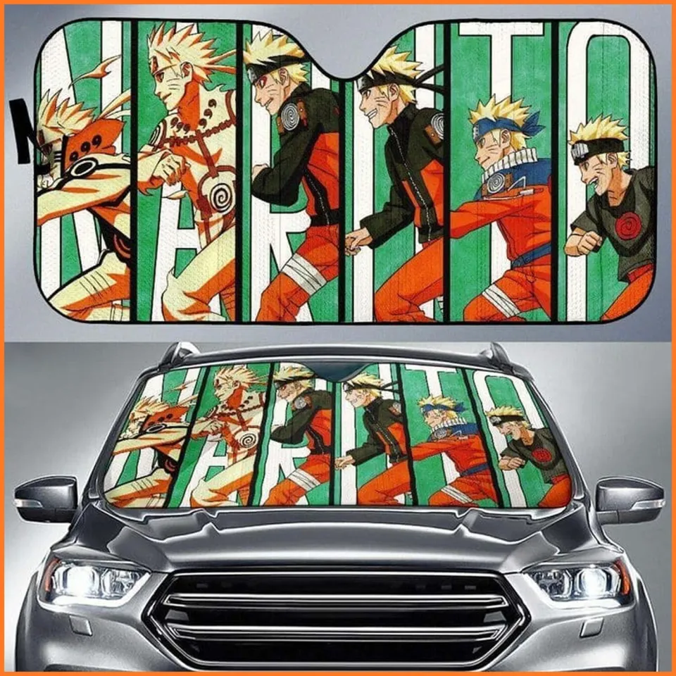 Narutoo Evolution Anime Auto Sun Shade Car Sunshade Vehicle Sunshade
