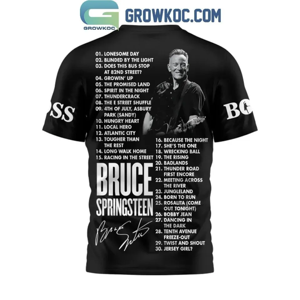 Bruce Springsteen Lonesome Day Blinded By The Light T-Shirt 3D