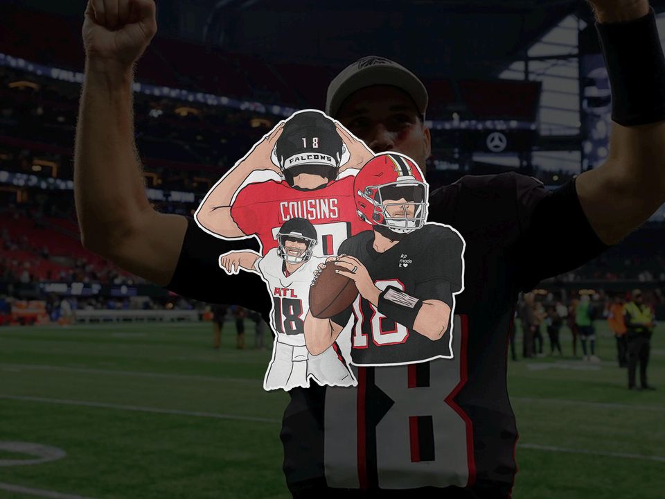 Kirk Cousins x Atlanta Falcons Sticker