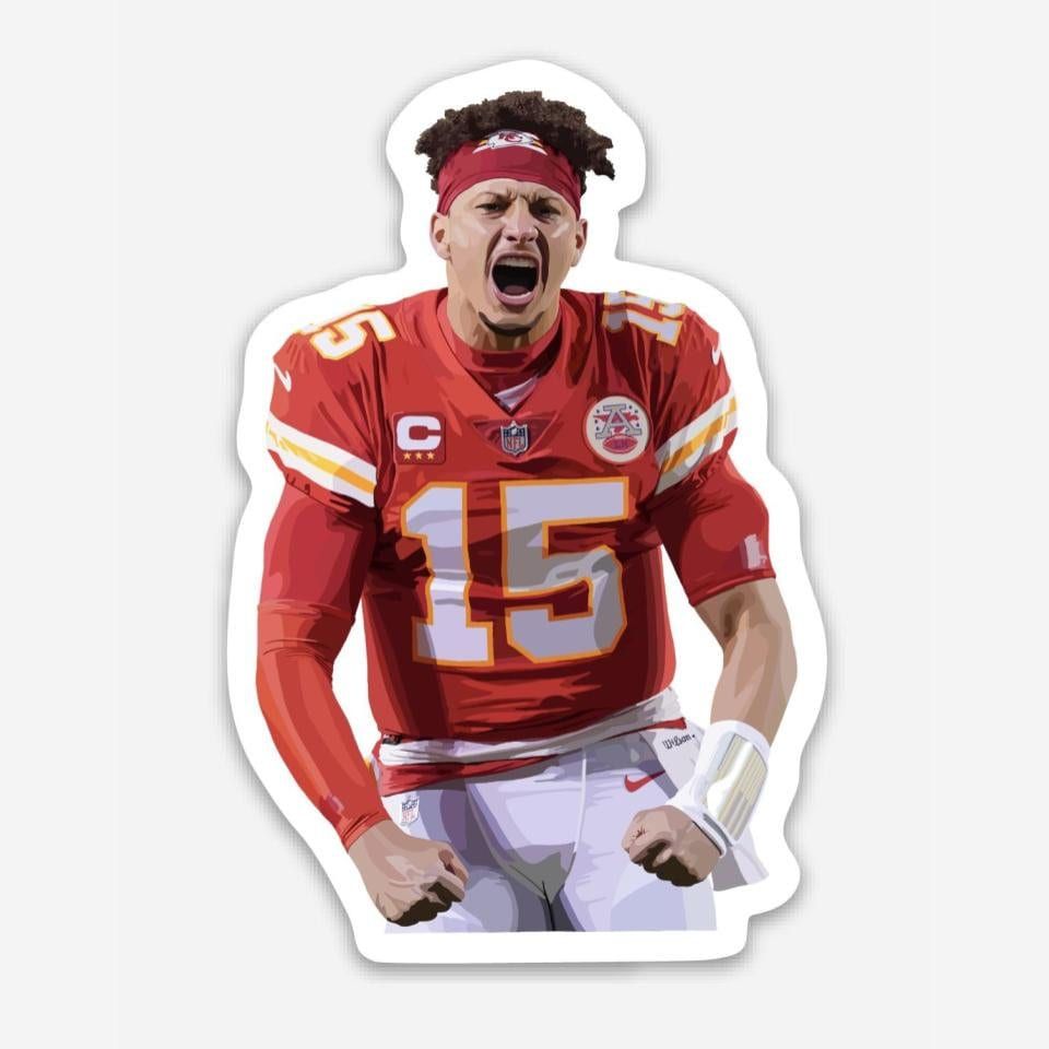 Patrick Mahomes Kansas City Chiefs Sticker