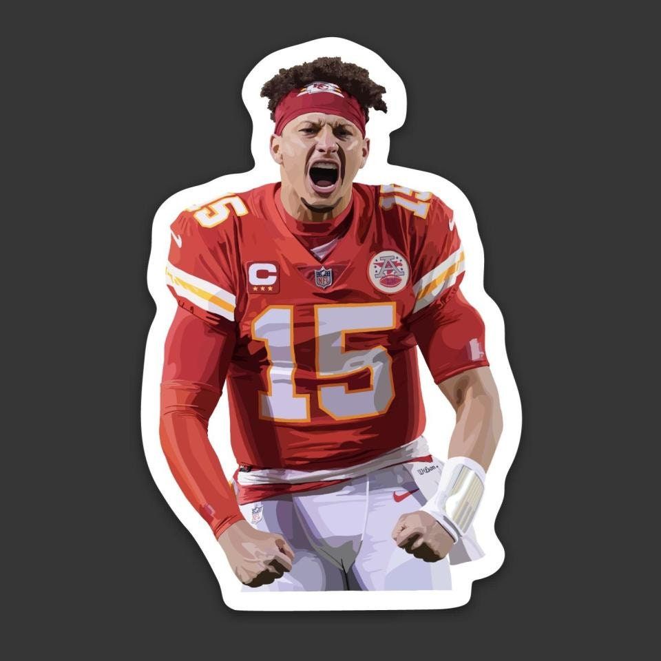 Patrick Mahomes Kansas City Chiefs Sticker