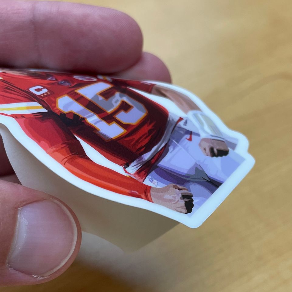 Patrick Mahomes Kansas City Chiefs Sticker