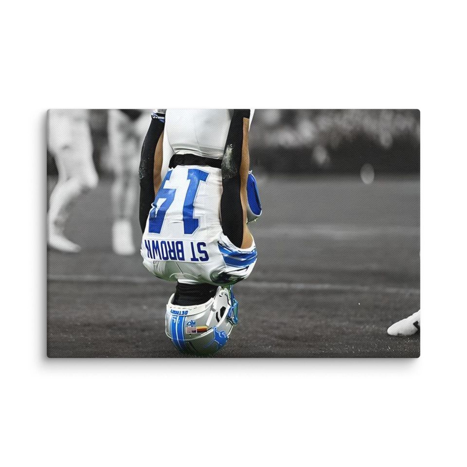 Amon-Ra. St Brown Inspired Headstand Poster