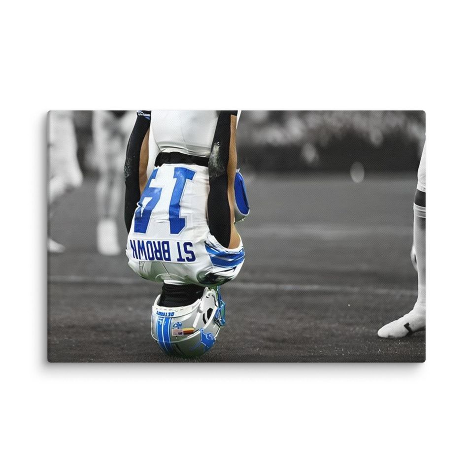 Amon-Ra. St Brown Inspired Headstand Poster