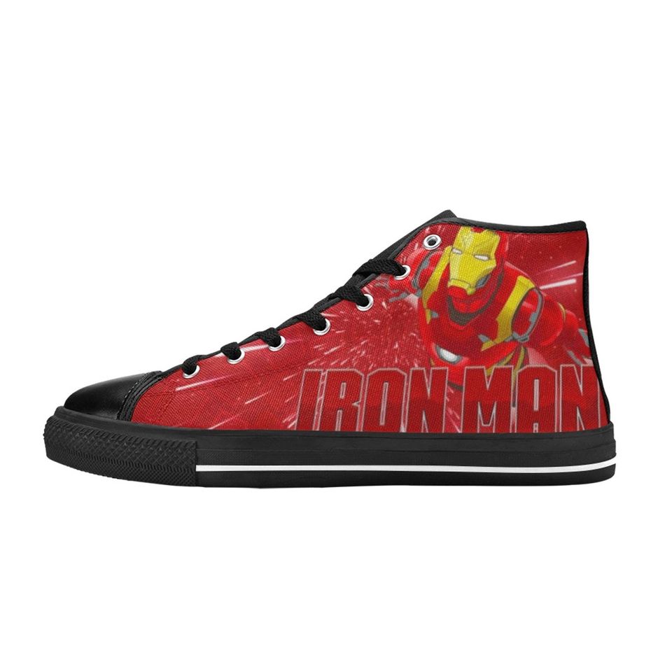 Iron Man High Top Sneakers, Iron Man High Top Sneakers For Men Women