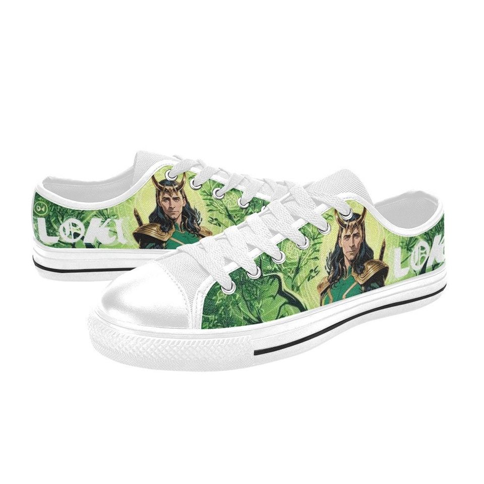 Loki Low Top Shoes Sneakers Disney Low Sneakers