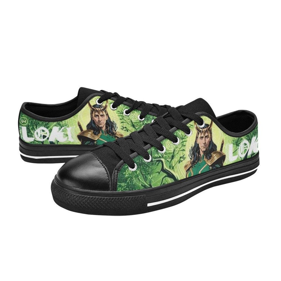 Loki Low Top Shoes Sneakers Disney Low Sneakers